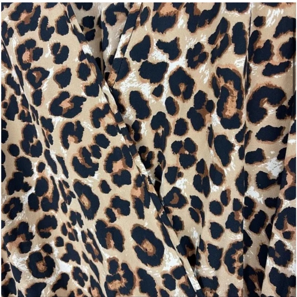 VERONICA BEARD | Arielle Leopard Print Silk Blend Dress - Picture 5 of 15